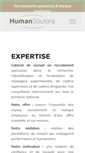 Mobile Screenshot of humansolutions.fr